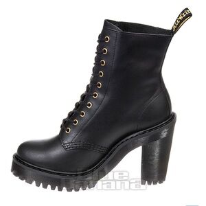 Dr. Martens Black Kendra Heeled Boots